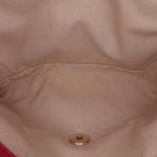 Red Leather Chanel Flap Bag