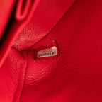 Red Leather Chanel Flap Bag