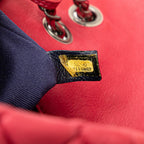 Red Leather Chanel Flap Bag