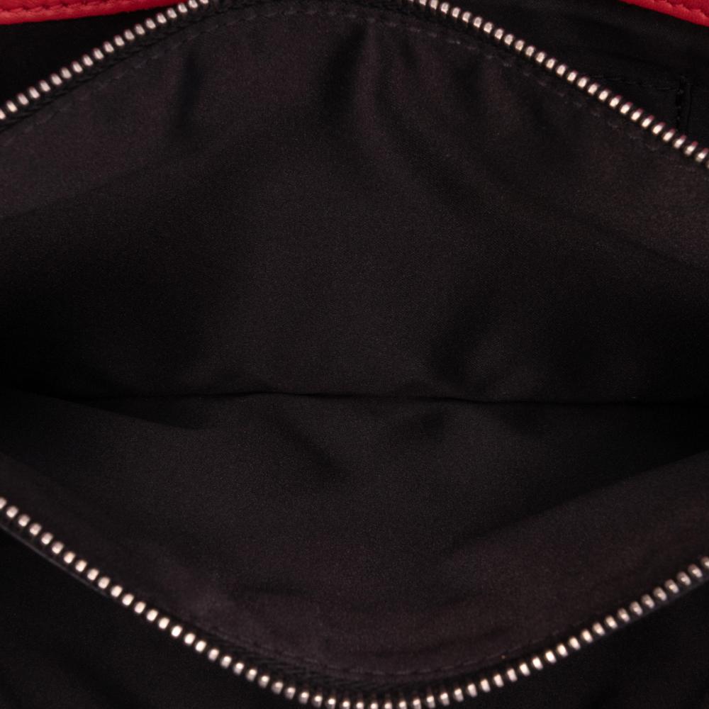 Red Leather Chanel Flap Bag