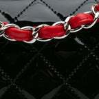 Red Leather Chanel Flap Bag