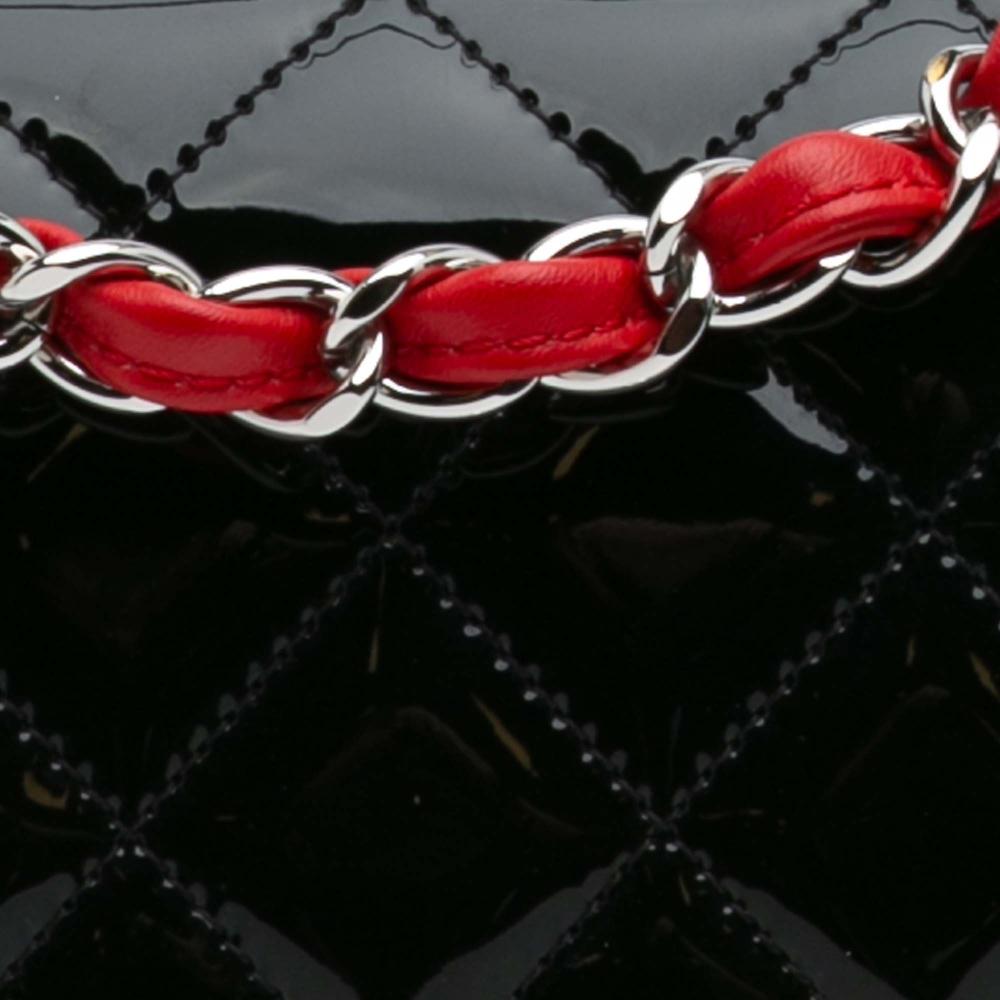 Red Leather Chanel Flap Bag