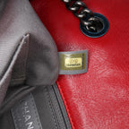 Red Leather Chanel Flap Bag