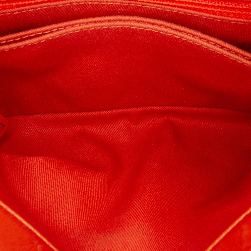 Red Leather Chanel Flap Bag