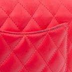 Red Leather Chanel Flap Bag