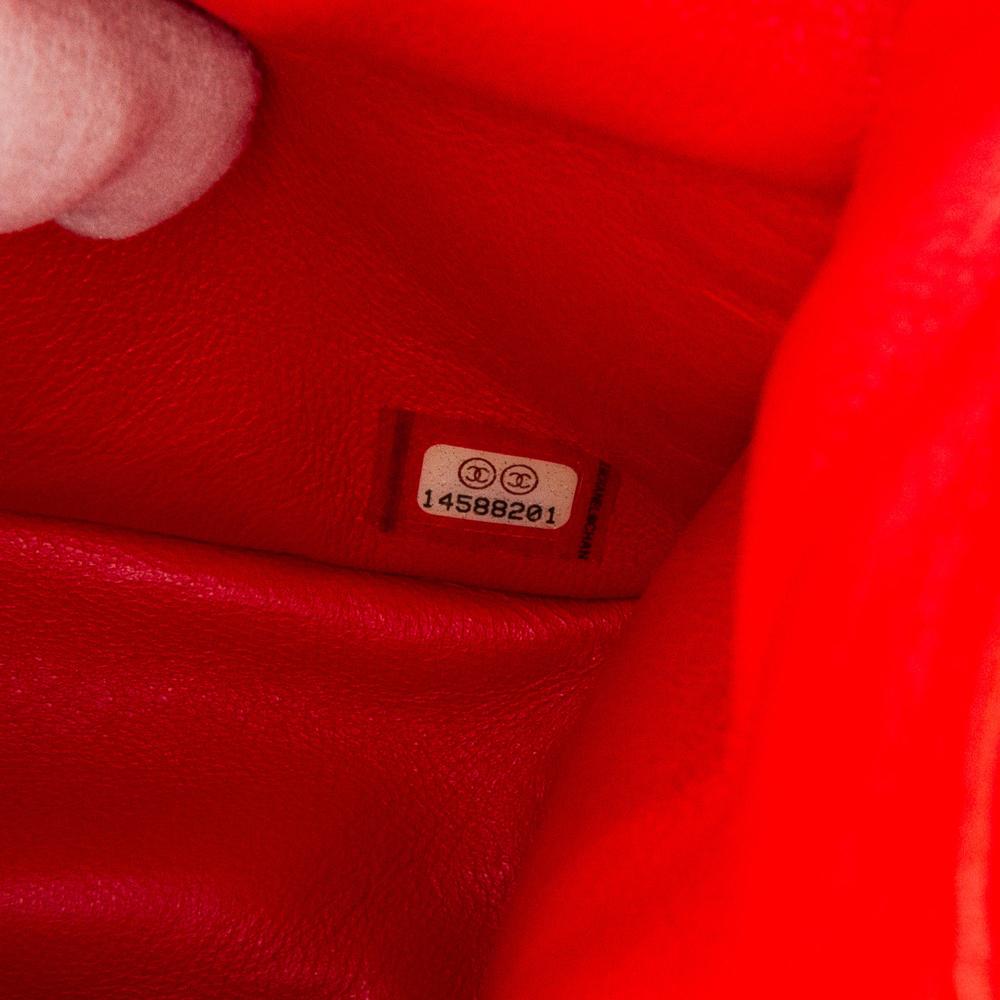 Red Leather Chanel Flap Bag
