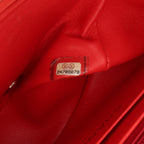 Red Leather Chanel Flap Bag