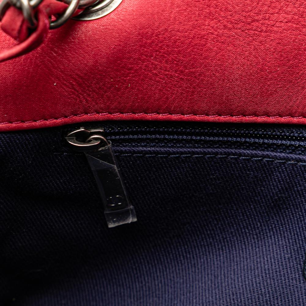 Red Leather Chanel Flap Bag