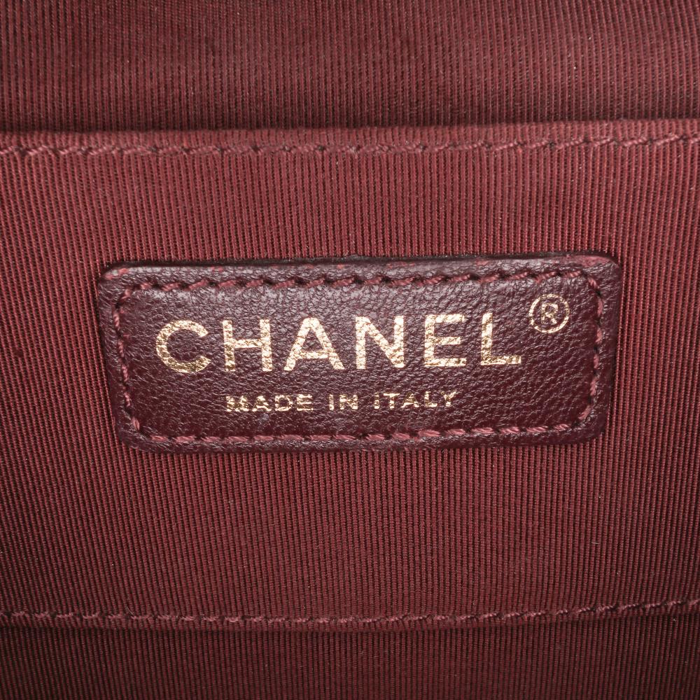 Red Leather Chanel Flap Bag