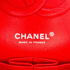 Red Leather Chanel Flap Bag