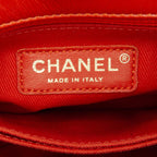 Red Leather Chanel Flap Bag