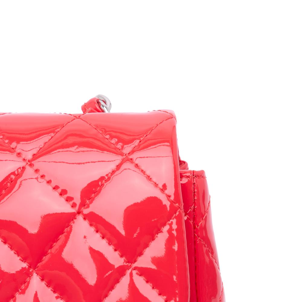 Red Leather Chanel Flap Bag
