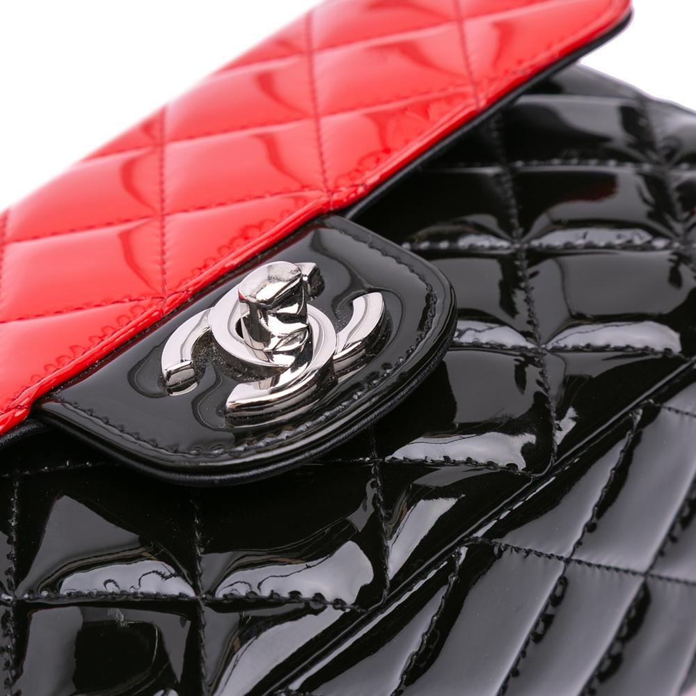 Red Leather Chanel Flap Bag