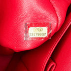 Red Leather Chanel Flap Bag