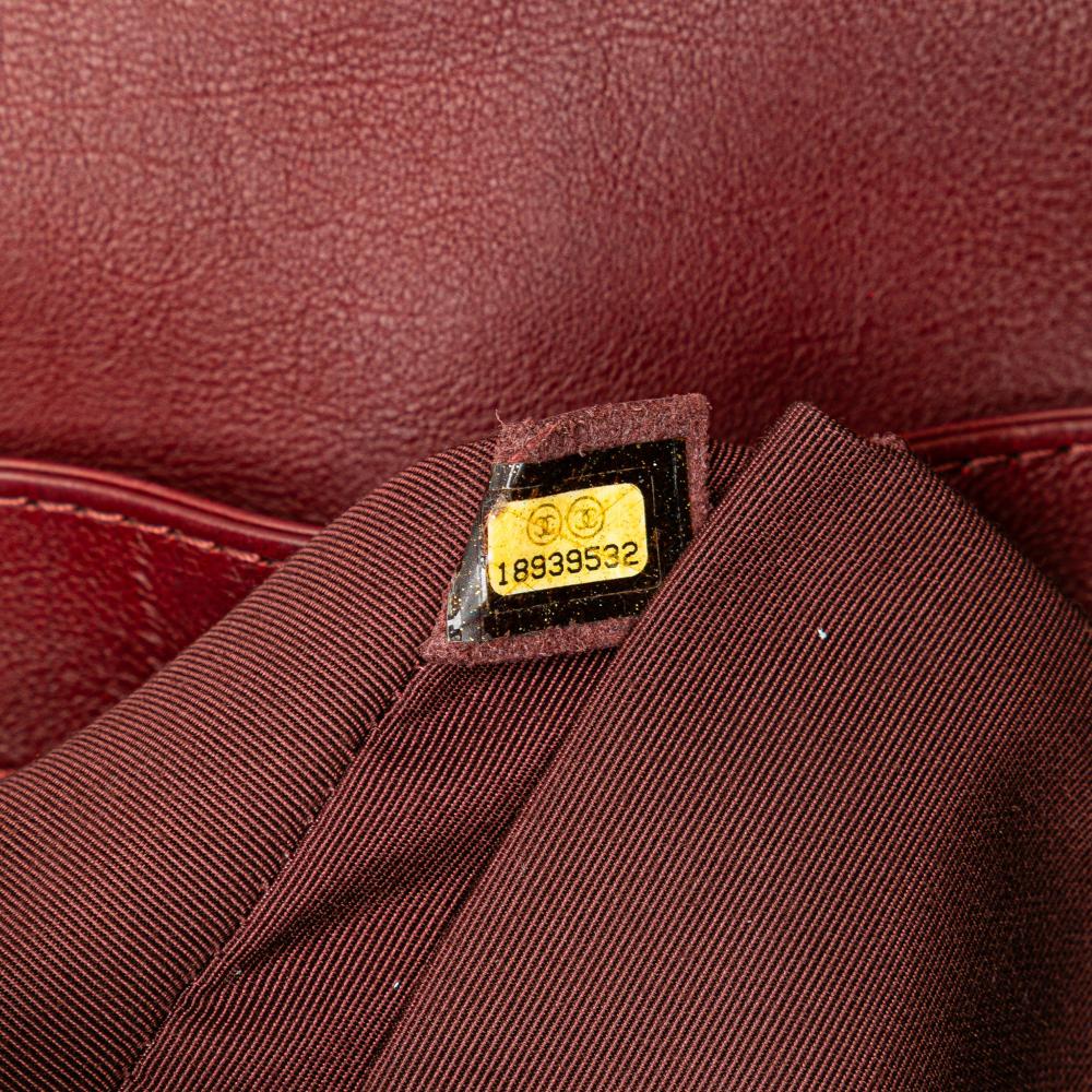 Red Leather Chanel Flap Bag