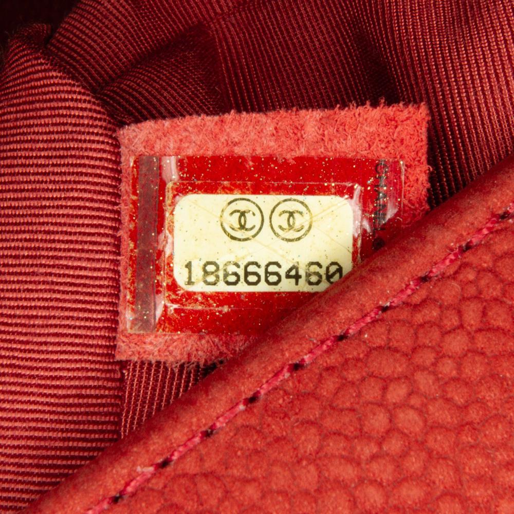 Red Leather Chanel Flap Bag