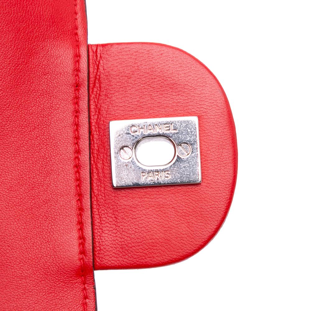 Red Leather Chanel Flap Bag