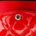 Red Leather Chanel Flap Bag