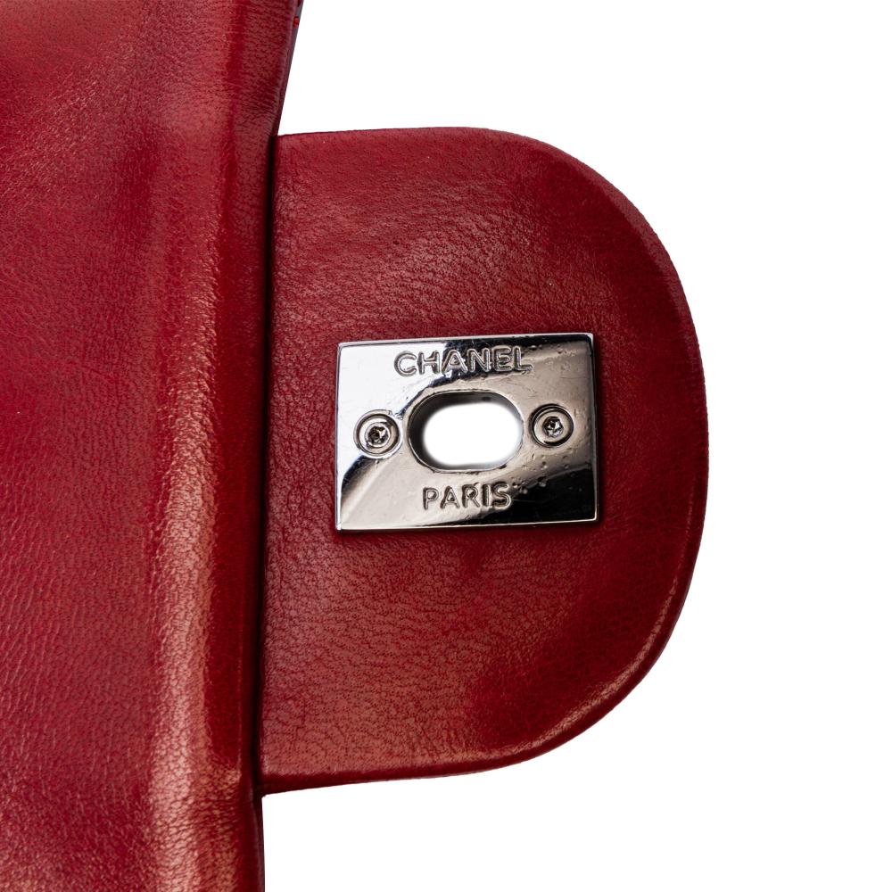 Red Leather Chanel Flap Bag