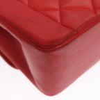 Red Leather Chanel Flap Bag