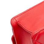 Red Leather Chanel Flap Bag