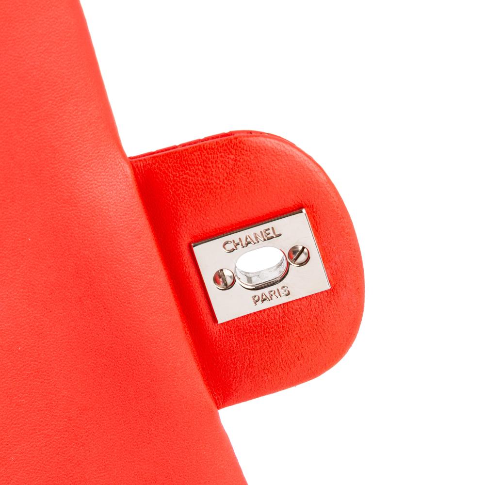 Red Leather Chanel Flap Bag
