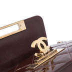 Red Leather Chanel Flap Bag