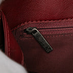 Red Leather Chanel Flap Bag