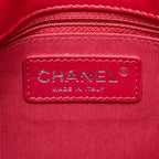 Red Leather Chanel Shoulder Bag