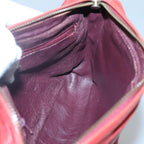 Red Leather Chanel Shoulder Bag