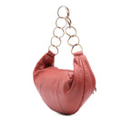 Red Leather Chanel Shoulder Bag
