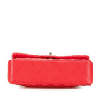 Red Leather Chanel Shoulder Bag
