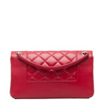 Red Leather Chanel Shoulder Bag