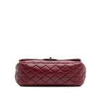 Red Leather Chanel Shoulder Bag