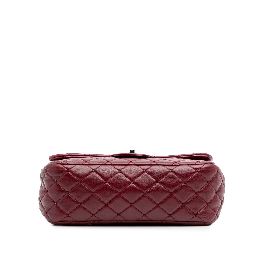 Red Leather Chanel Shoulder Bag
