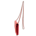 Red Leather Chanel Shoulder Bag