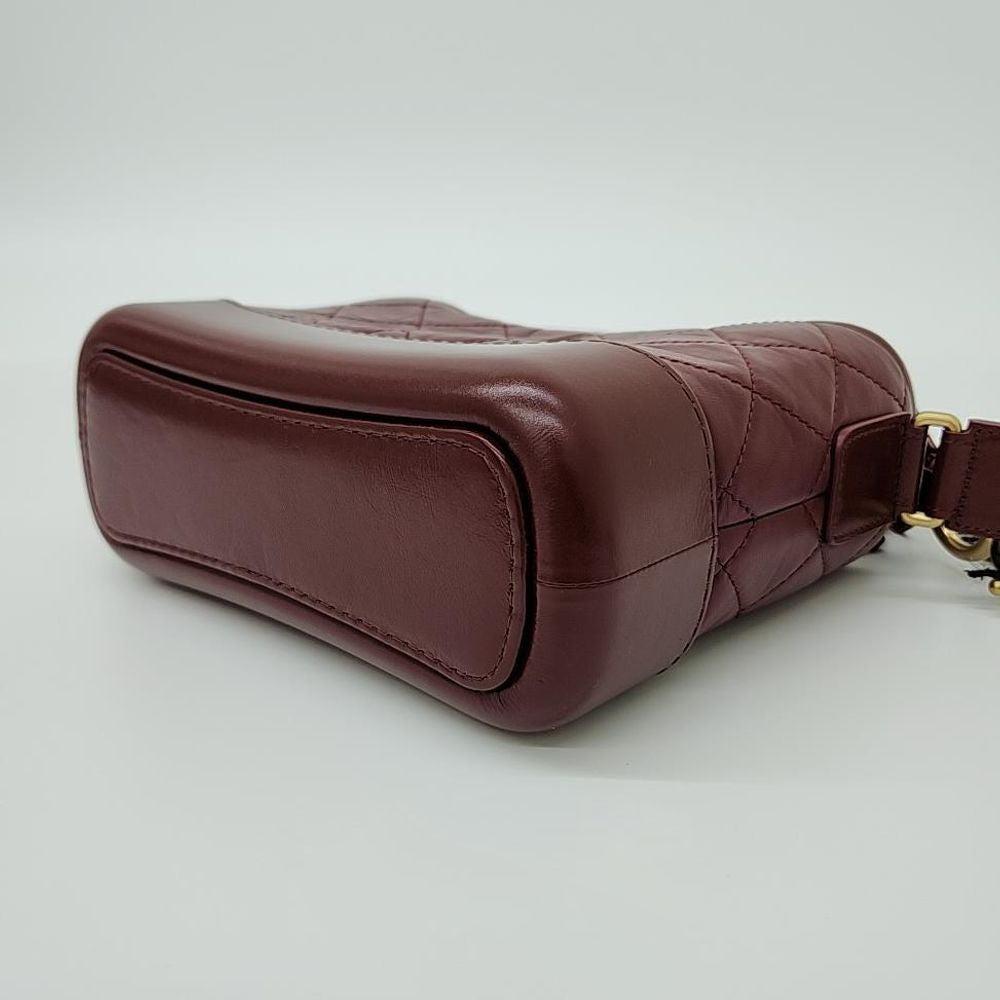 Red Leather Chanel Shoulder Bag