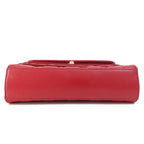 Red Leather Chanel Shoulder Bag