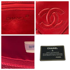 Red Leather Chanel Shoulder Bag