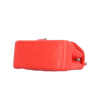 Red Leather Chanel Shoulder Bag