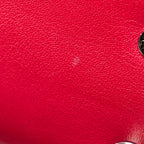 Red Leather Chanel Shoulder Bag