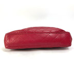 Red Leather Chanel Shoulder Bag