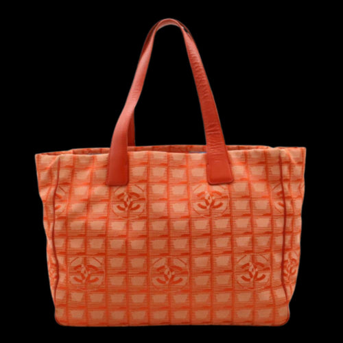 Red Leather Chanel Travel Line