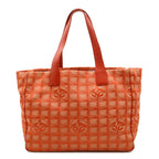Red Leather Chanel Travel Line