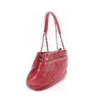 Red Leather Chanel Tote