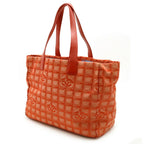 Red Leather Chanel Travel Line