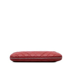 Red Leather Chanel Tote
