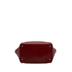 Red Leather Chanel Tote