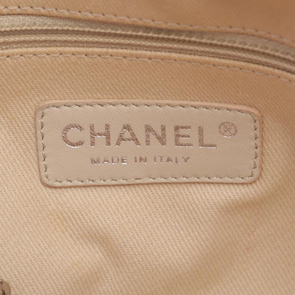 Red Leather Chanel Tote
