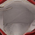 Red Leather Chanel Tote